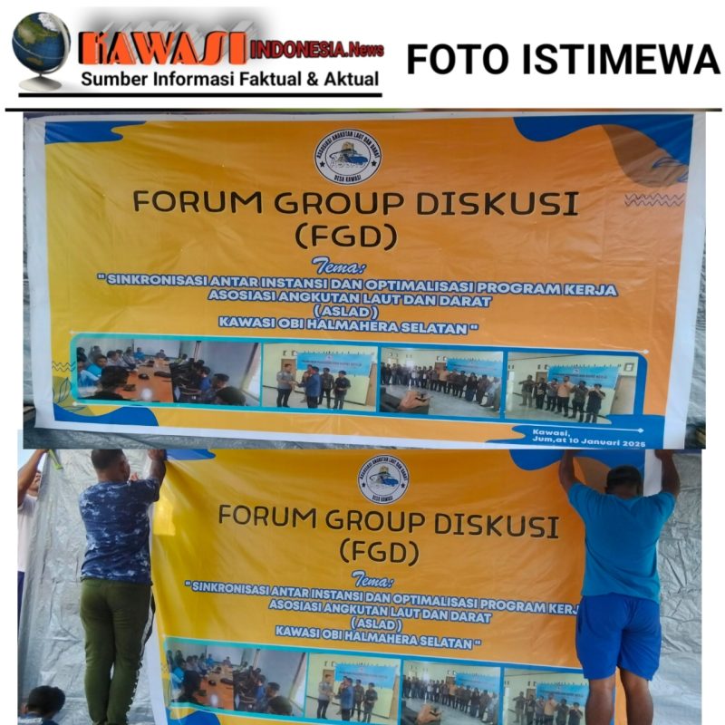Aslad Desa Kawasi Rilis, Kegiatan Forum Group Diskusi (FGD).