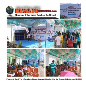 Warga Desa Kawasi Menyambut Baik, Harita Group Gelar Festival Seni Tari Cakalele.