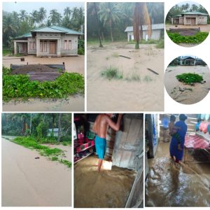 Banjir Rendam Pemukiman Warga di Desa Nurjihat, Halmahera Selatan